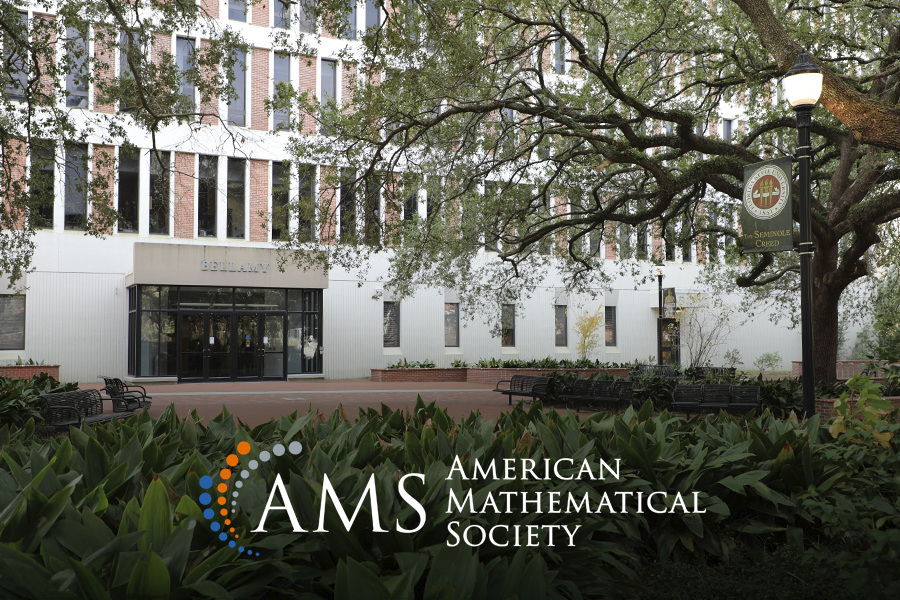 The FSU Department of Mathematics welcomes more than 400 mathematicians March 23-24 for the American Mathematical Society’s 2024 Spring Southeastern Sectional Meeting.
