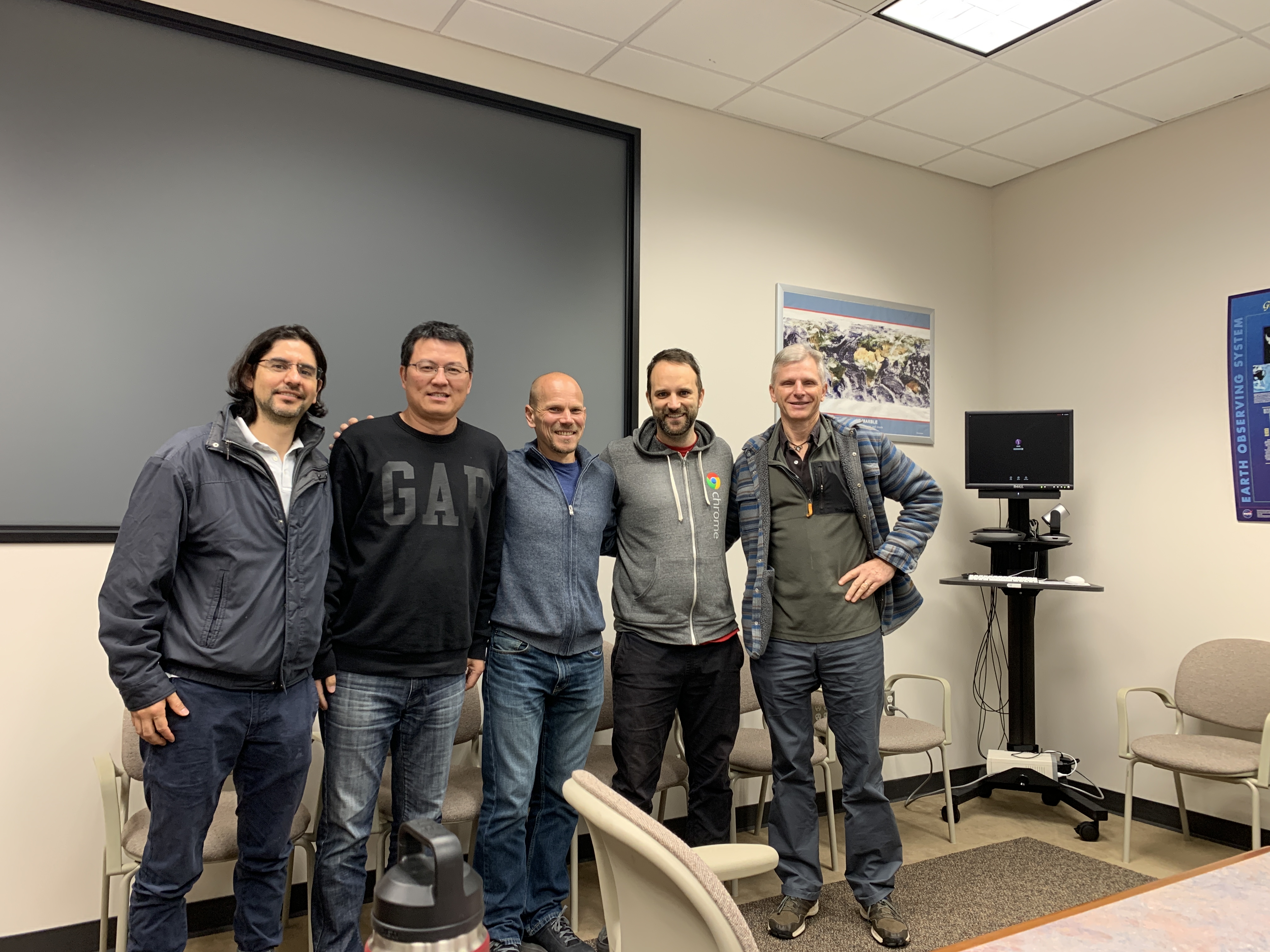 The team of COAPS researchers that placed third in the Department of Defense DARPA competition. Courtesy photo.