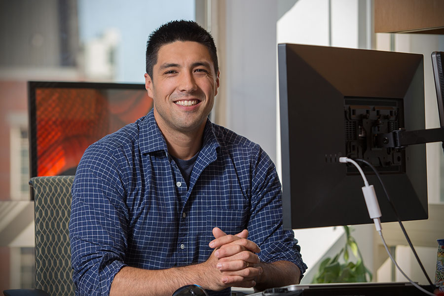 Daniel Okamoto is an assistant professor of biological science.