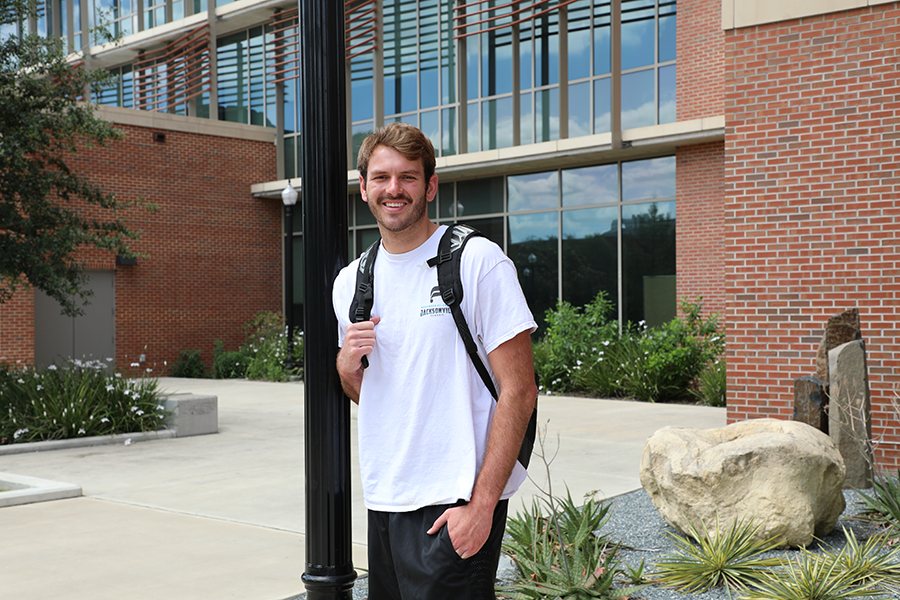 Outside of the EOAS building. Photo by McKenzie Harris.