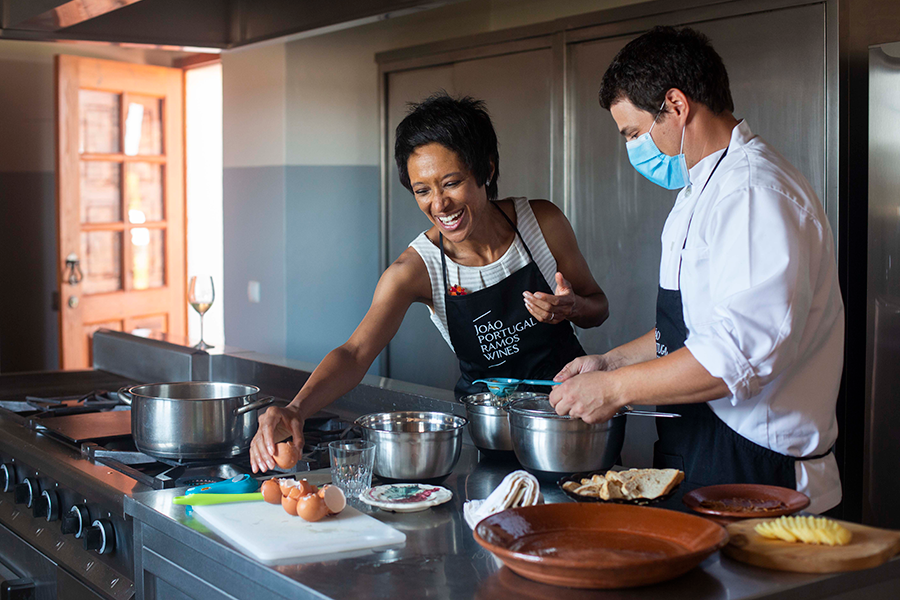 Mitchell takes part in activities connected to Immersa Global. Courtesy photo.