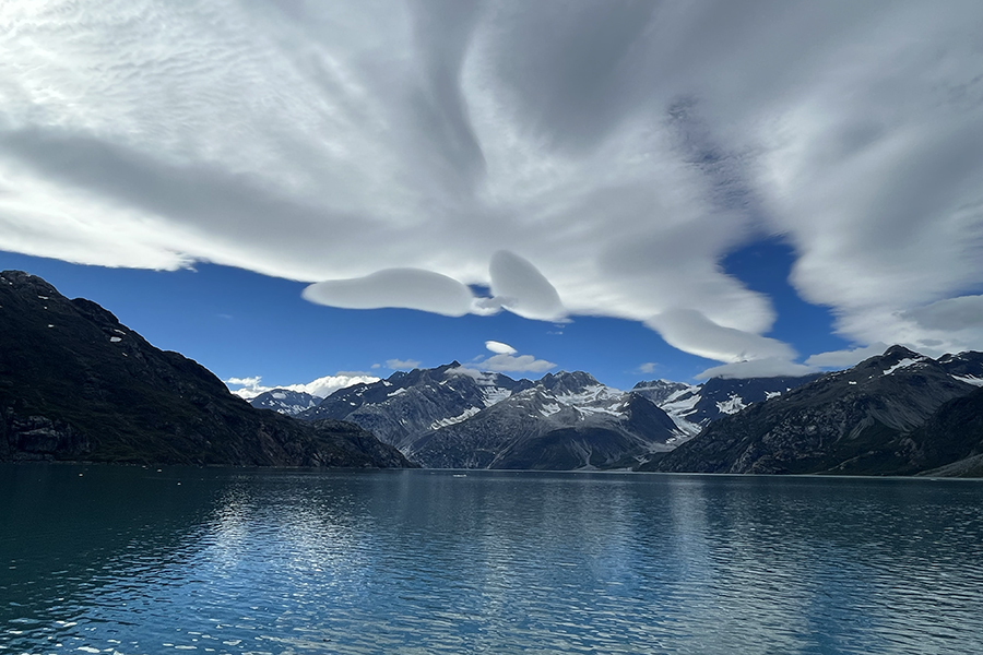 Glacier Bay National Park — Andrea Emmanuelli’s favorite site visited during her three-week research cruise in the Gulf of Alaska. Photo courtesy Andrea Emmanuelli.