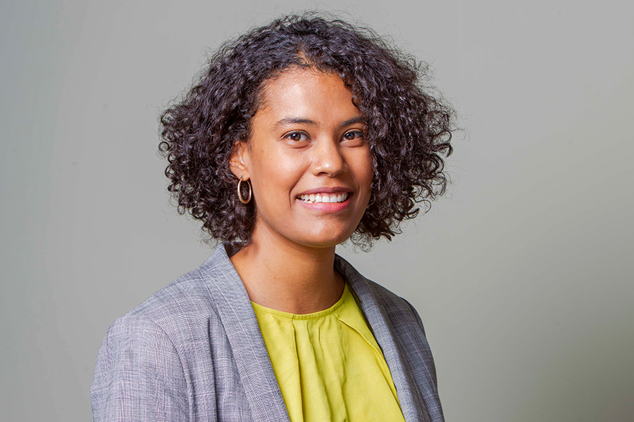 Carine Schermann, a doctoral candidate studying French and Francophone Studies in the Department of Modern Languages and Linguistics