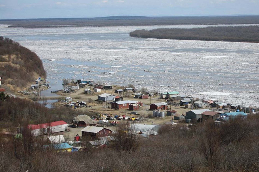 Pilot Station on the Yukon River during the spring thaw. The changes in the river’s chemistry hold implications for the entire planet, a new study says. (Photo: Robert Spencer)