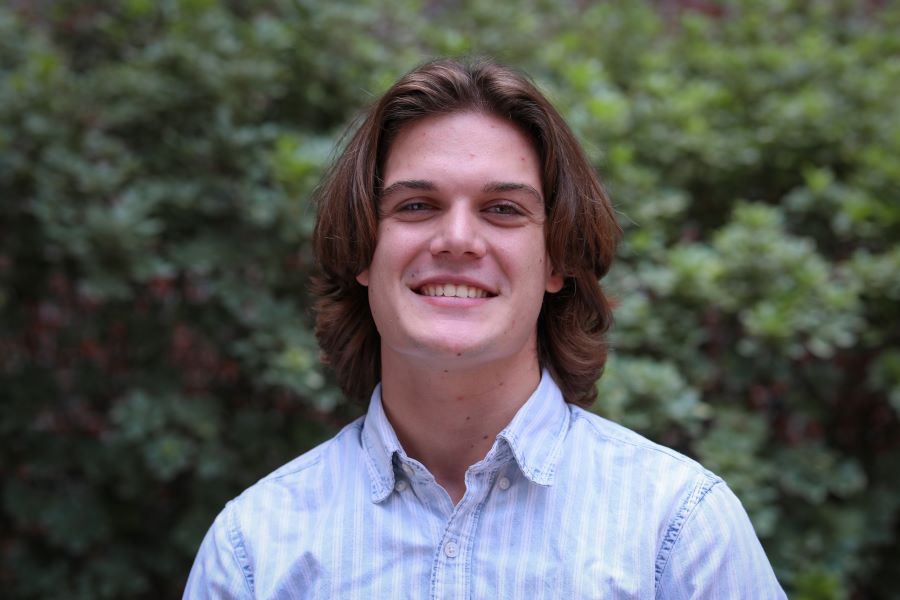 Charlie Azzarito, a junior double majoring in anthropology and sociology.