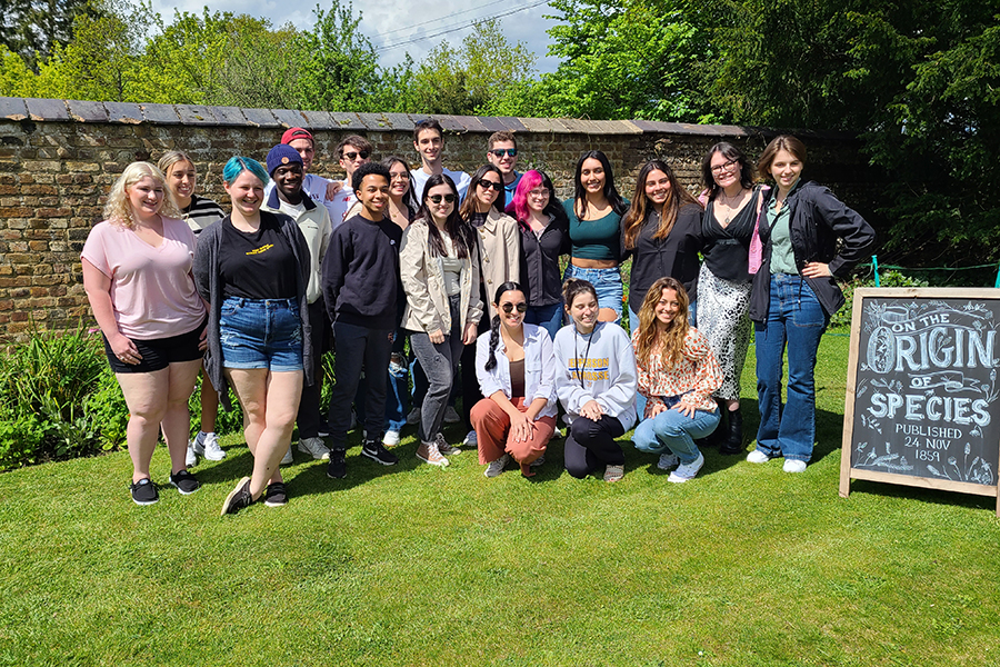 Scenes from the 2022 and 2023 Biology in London program. Courtesy photos.