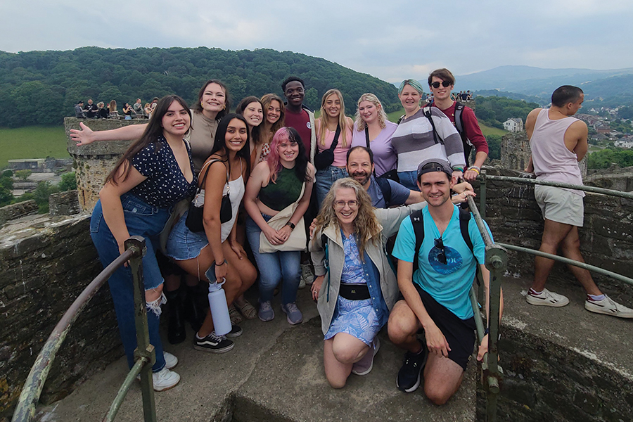 Scenes from the 2022 and 2023 Biology in London program. Courtesy photos.