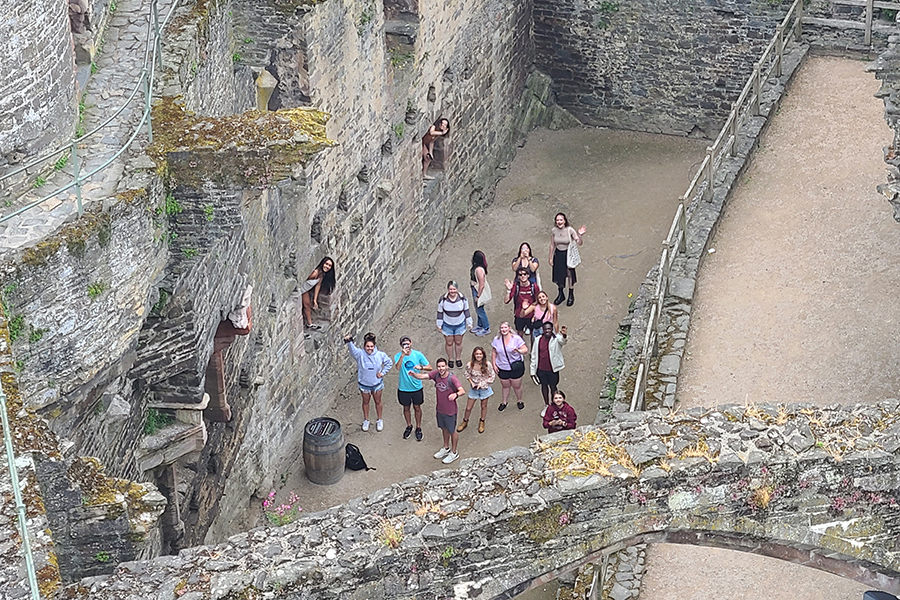 Scenes from the 2022 and 2023 Biology in London program. Courtesy photos.