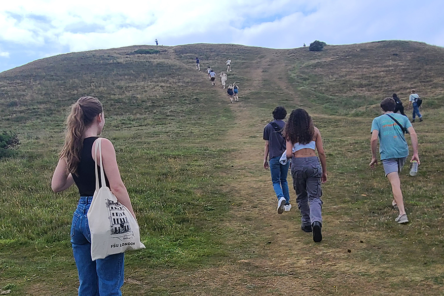 Scenes from the 2022 and 2023 Biology in London program. Courtesy photos.