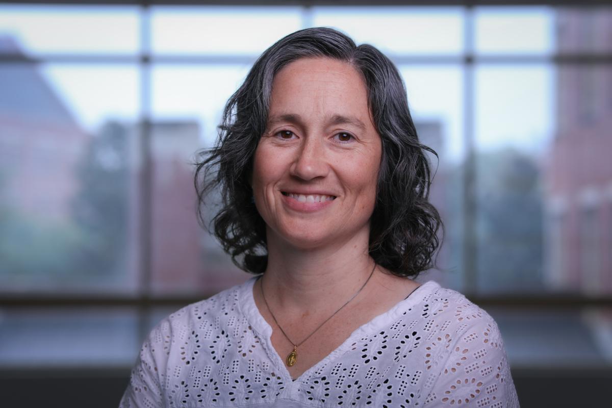 Emily Lemmon, a professor in the Department of Biological Science. 