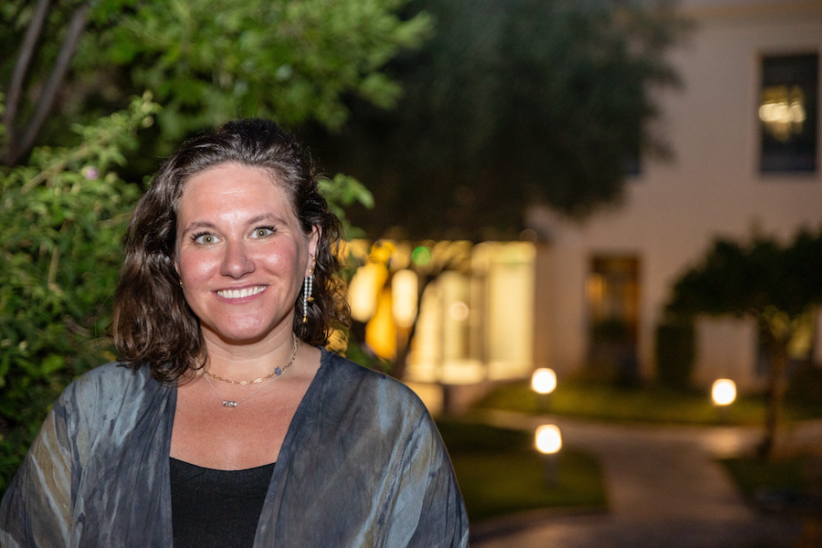 Katie Fine, a Florida State University alumna who earned her doctoral degree from the Department of Classics in 2021.