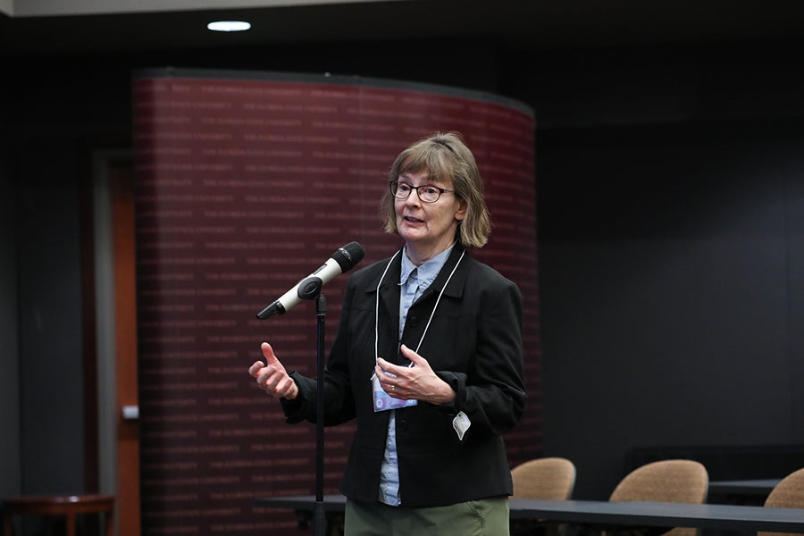 Participants join a Q&A session during the conference.