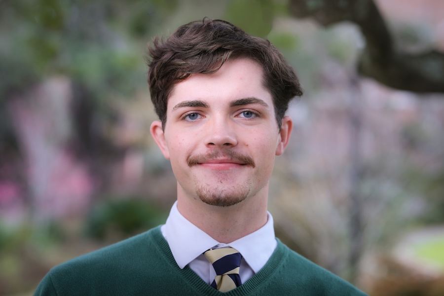 Harrison Betz is an undergraduate student pursuing dual degrees in Spanish and international affairs. Photo by Devin Bittner.