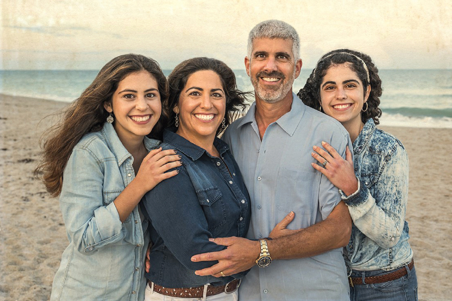 Jessica Dixon and her close-knit family. Courtesy photo.