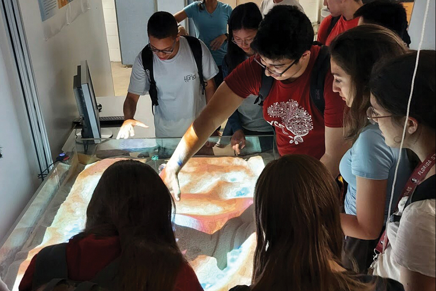 Young Scholars Program students participate in an activity. Courtesy photo.