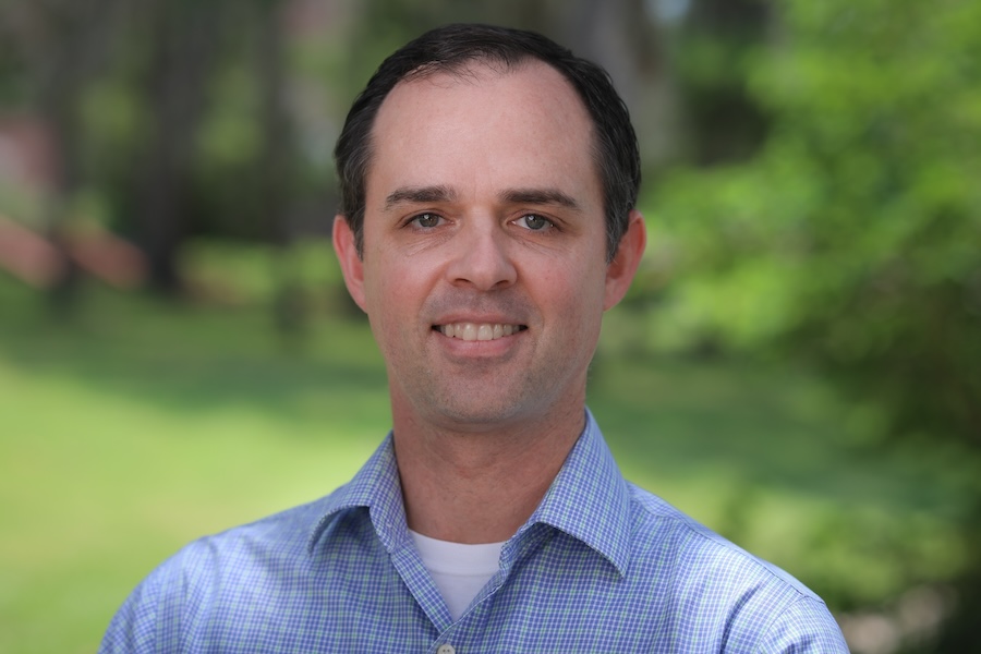 Christopher Holmes is an associate professor in the Department of Earth, Ocean and Atmospheric Science. Photo by Devin Bittner.