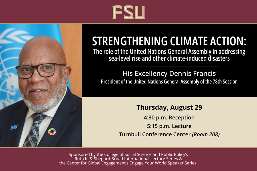 Dennis Francis, president of the United Nations General Assembly