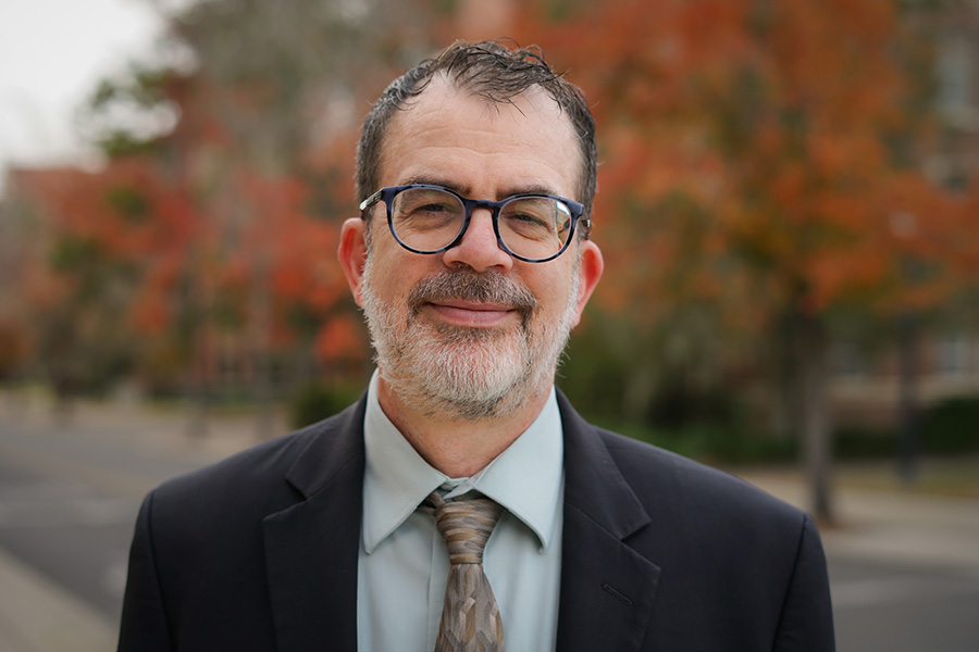 Matthew Goff is a professor in the Department of Religion. Photo by Devin Bittner.
