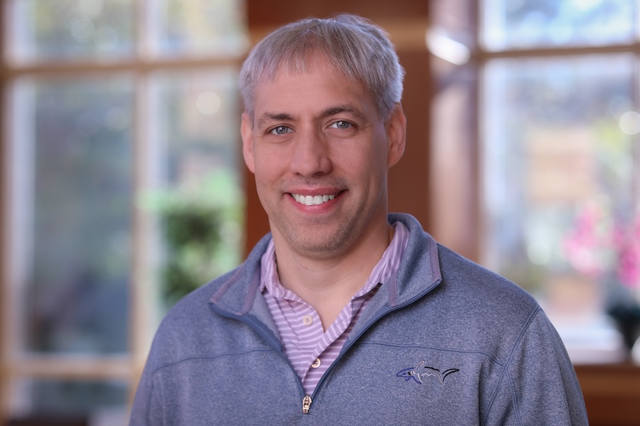 Associate professor of chemistry and biochemistry Kenneth Hanson. Photo by Kendall Cooper.