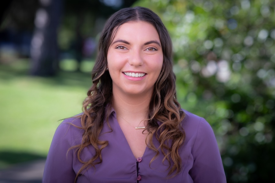 Isabella Eaton is a senior pursuing a degree in biological science. Photo by Devin Bittner.