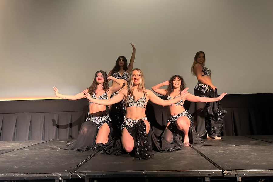 The festival's opening screening of "Far from the Nile" was followed by a performance by the FSU Belly Dancers. Photo by Kendall Cooper.