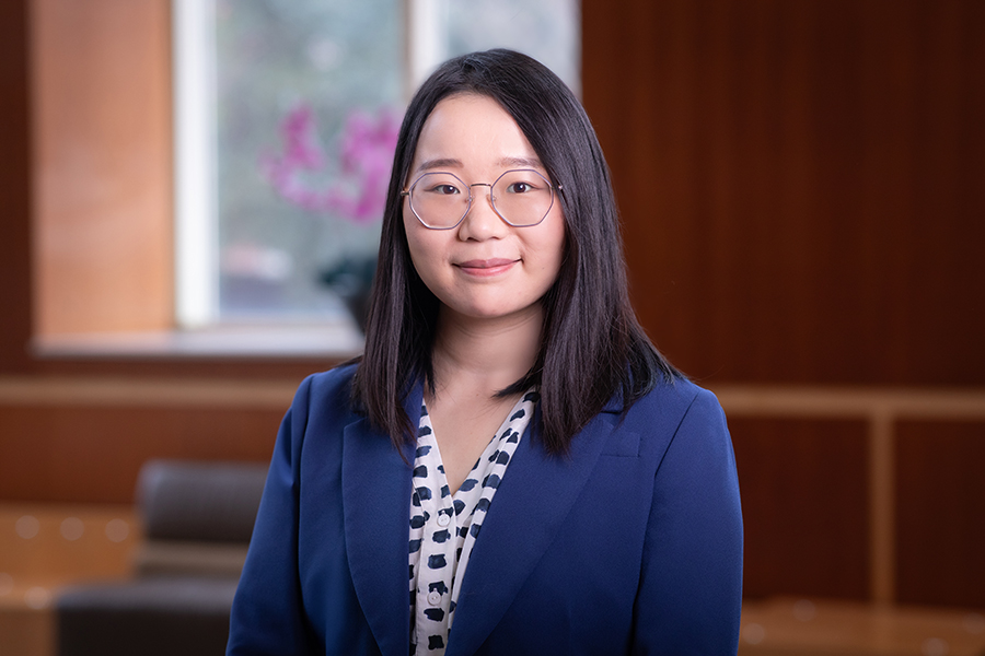 Assistant Professor of chemistry and biochemistry Yan Zeng