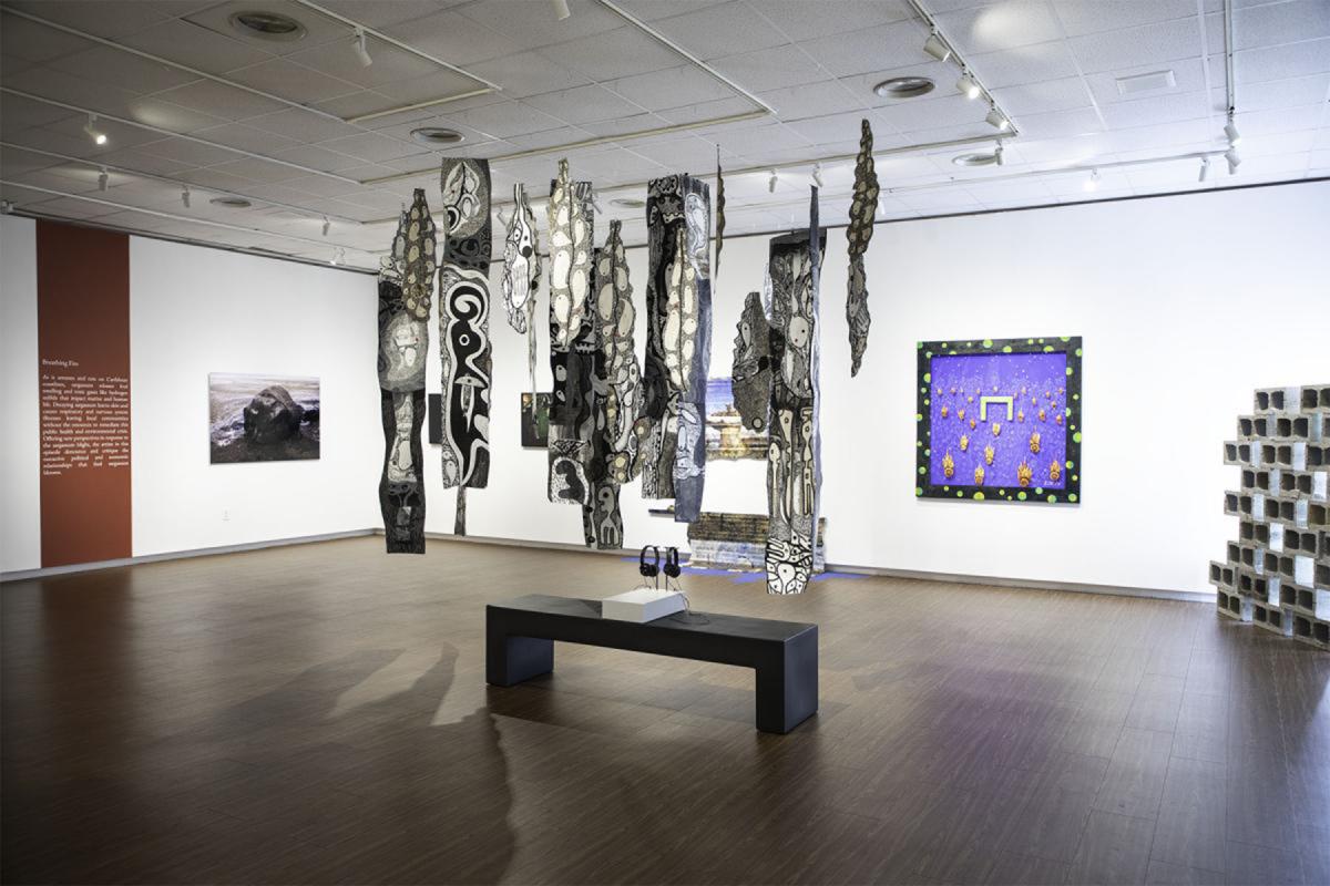 The Florida State University Museum of Fine Arts and the Winthrop-King Institute for Contemporary French and Francophone Studies’ collaborative exhibition “HOMO SARGASSUM” featuring works by 25 Caribbean artists on the spread of sargassum seaweed