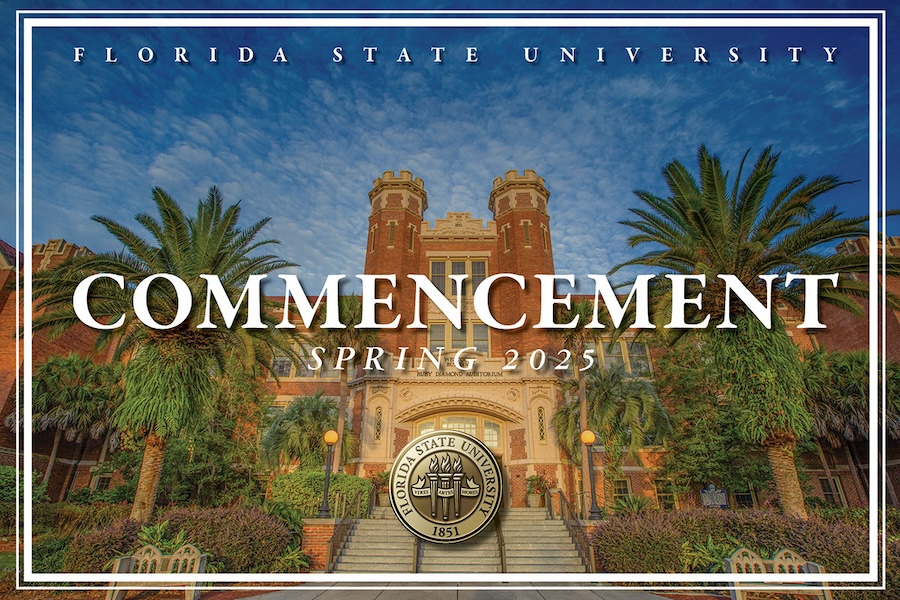 Spring 2025 commencement graphic