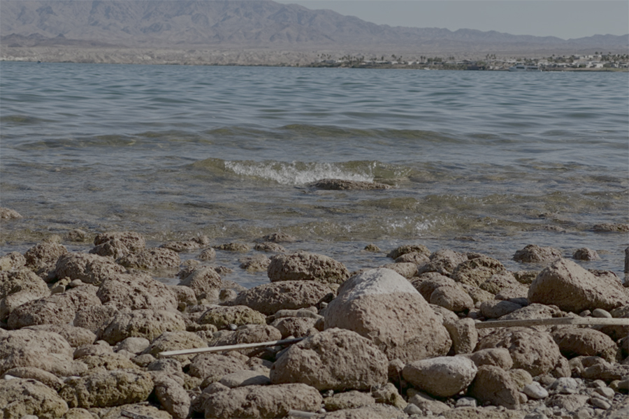 Havasu Lake, which used to be the Chemehuevi Valley that was destroyed because of Parker Dam's completion in 1938. 