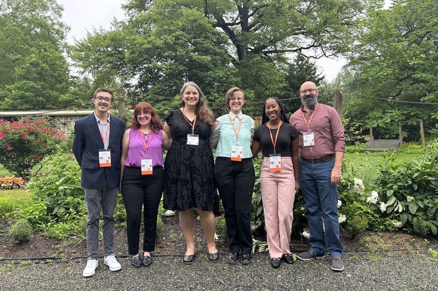 Aidan MacKinlay, Hope Evans, Kathleen Powers Conti, Gabrille Camp, MiKayla Cole and Adam Beauchamp at the VAF Awards Banquet
