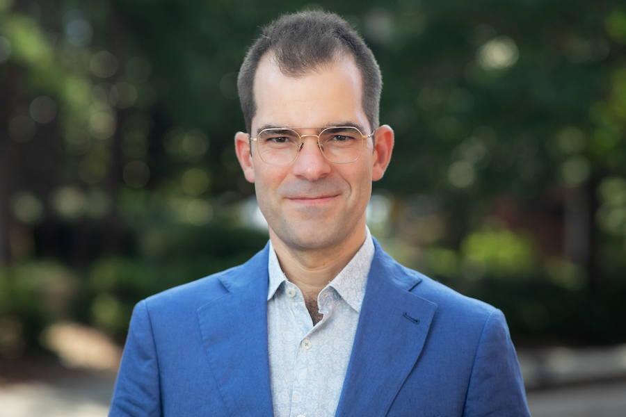 David Newheiser is an associate professor in Florida State University’s Department of Religion who studies the role of religious traditions in ethical, political and cultural debates. Photo by Devin Bittner.