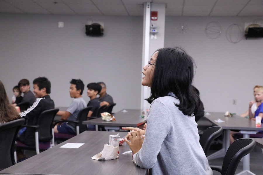 Families participate in the Saturday Morning Physics event on Oct. 4 at the National High Magnetic Field Laboratory, titled "Exploring the World of Quantum Materials and Optics."
