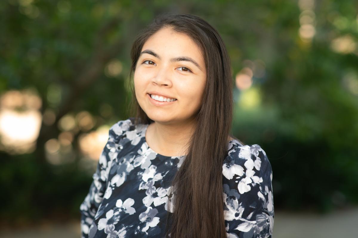 Inge Guerrero is a fifth-year doctoral student pursuing a degree through Florida State University’s Program in Neuroscience, an interdisciplinary program with participation from the Department of Biological Science and Department of Psychology. Photo by Devin Bittner.