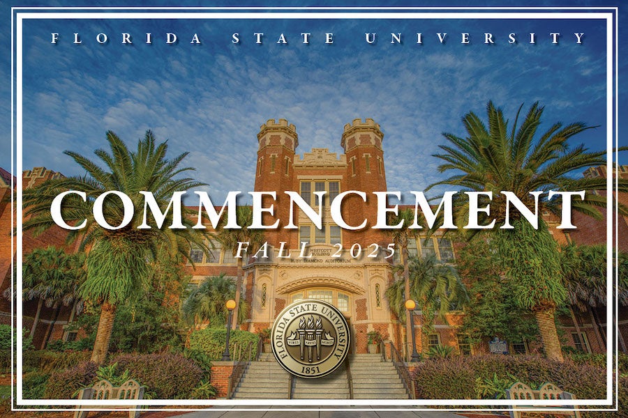 Florida State University will celebrate its Fall 2025 graduates Friday, Dec. 12 with three commencement ceremonies at the Donald L. Tucker Civic Center.