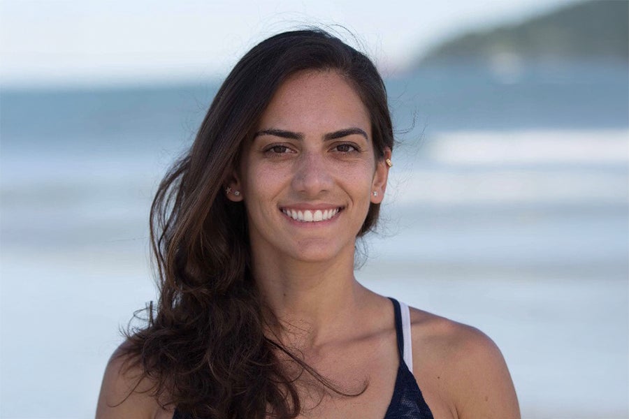 Mariana Aguirre Nunes earned her master’s degree in oceanography in 2023 from the Department of Earth, Ocean and Atmospheric Science. Photo by Mariel Lopes.