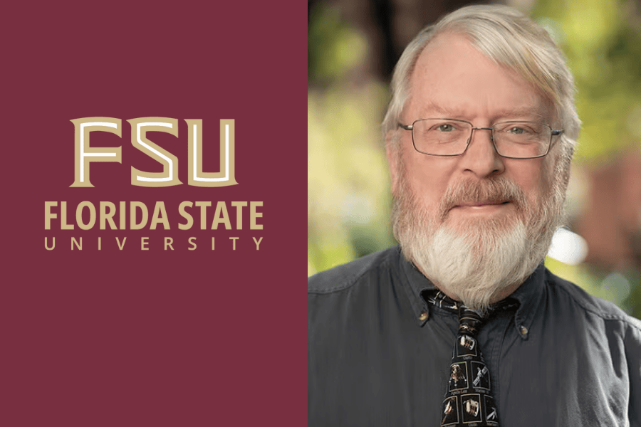 Ronald Doel's headshot alongside Florida State University's logo.