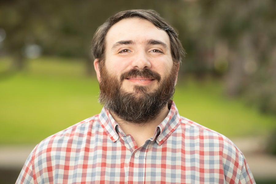 Richard Bono is an assistant professor of geology in Florida State University’s Department of Earth, Ocean and Atmospheric Science. Photo by Devin Bittner.