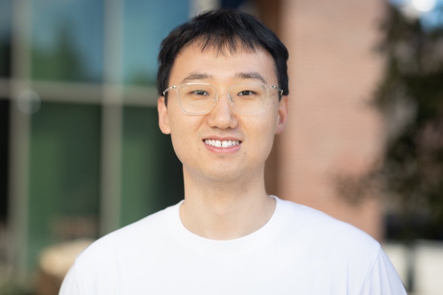 Lei Yan is a fifth-year doctoral candidate in Florida State University’s Department of Statistics. Photo by Devin Bittner.