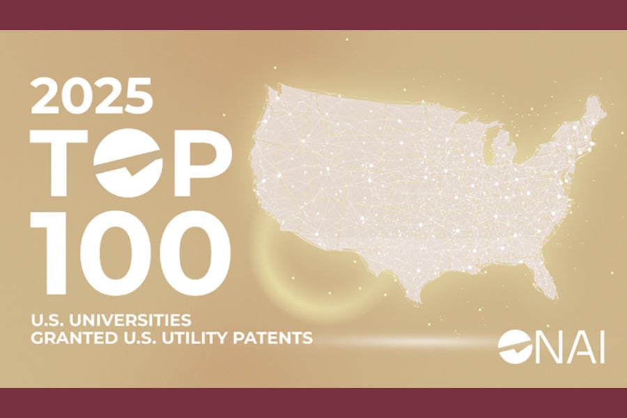Graphic of FSU's National Academy of Inventors (NAI) 2025 ranking