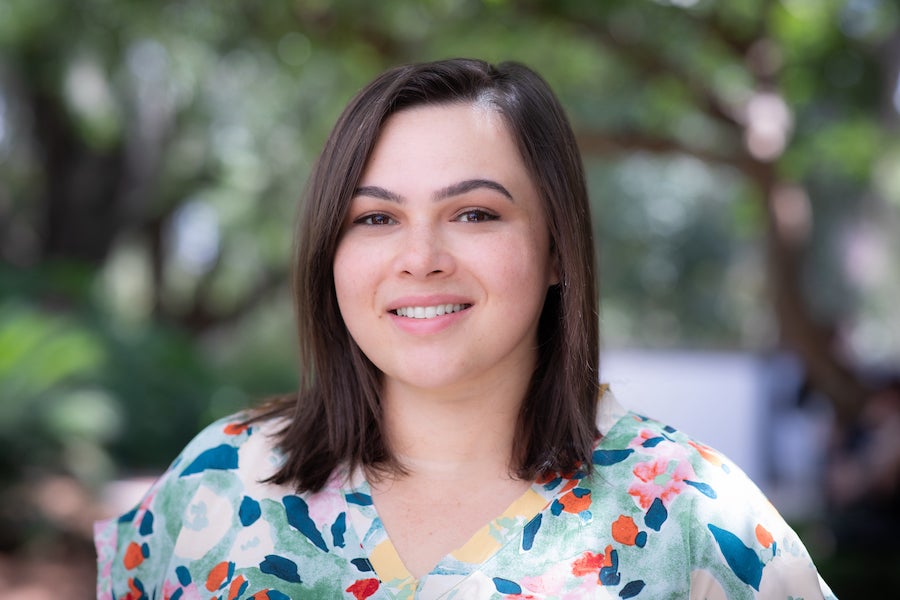 Headshot of Rachel Flemming. Photo by Devin Bittner.