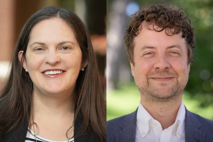 Virginia Lewis and Stephen Sansom
