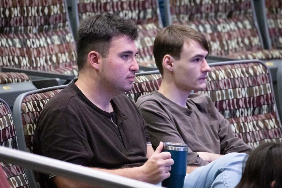Attendees participate in the 2026 AI Bootcamp at the Kroto Auditorium on Aug. 19, 2026. Photo by Devin Bittner.