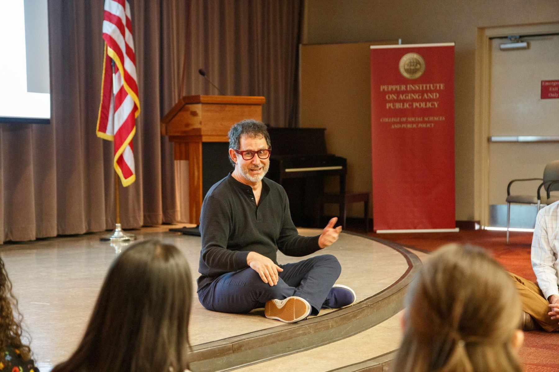 Professor Michael Bakan leads an experiential vocal performance inspired by the Balinese gamelan suara