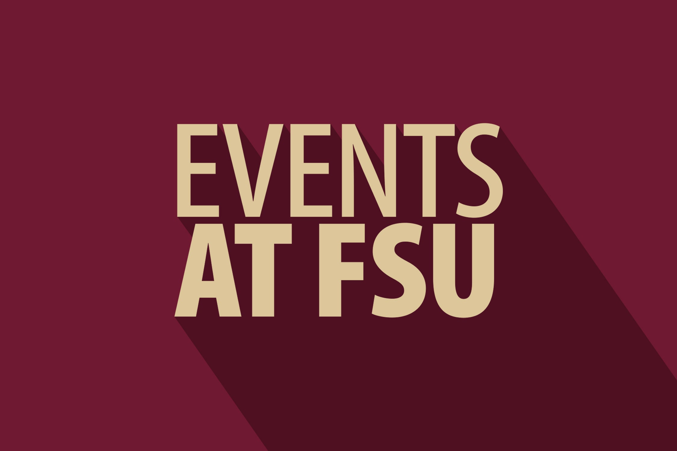 Events at FSU graphic