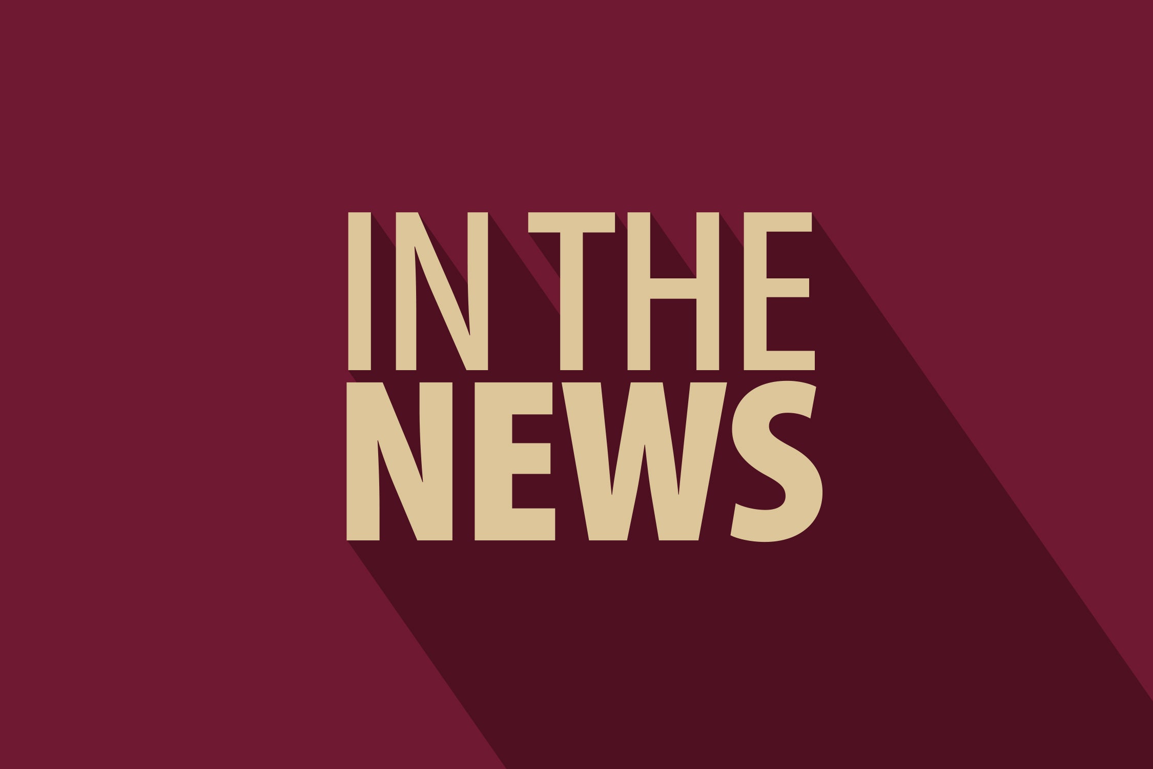In the News graphic