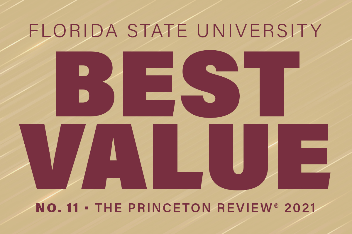 2021 Princeton Review Best Value graphic