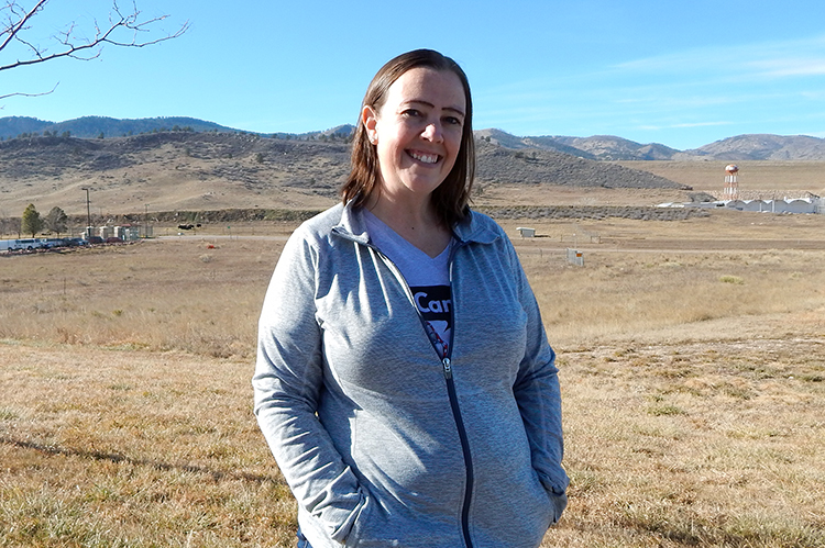 FSU alumna Becky Bolinger in Colorado. 