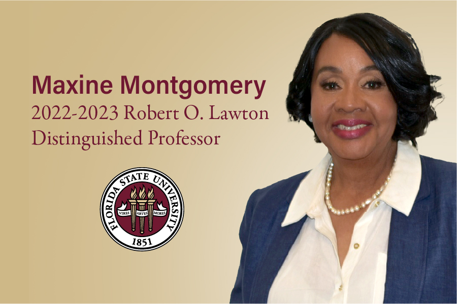 Maxine Montgomery, 2022-2023 Robert O. Lawton Distinguished Professor