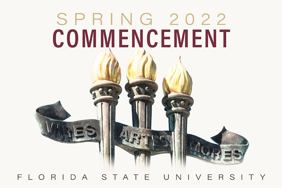 Florida State University Spring Commencement, Photo of torches.
