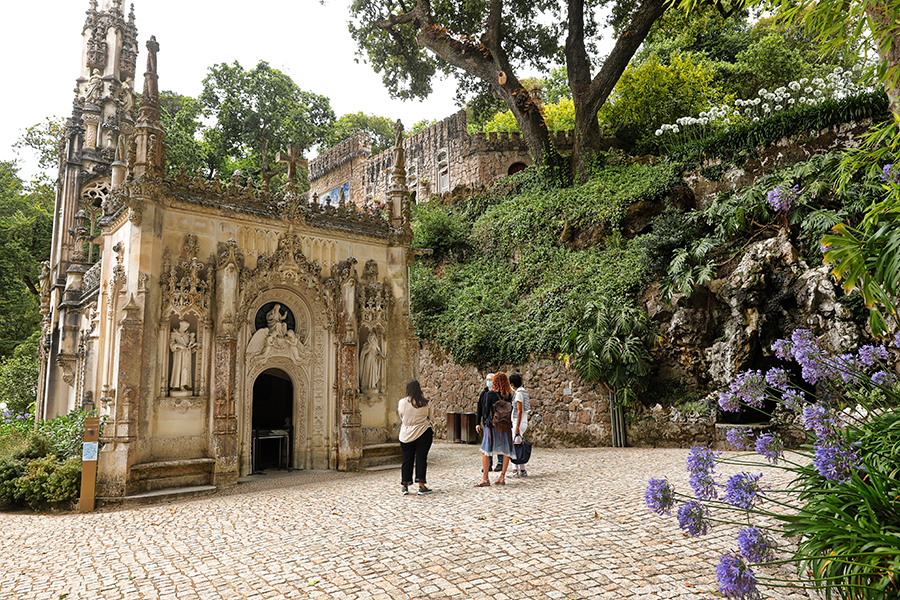 Visiting a monument in Sintra, an activity connected to Immersa Global. Courtesy photo.